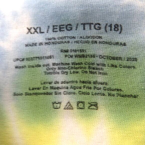 Tie Dye Baby Tee Crop Top XS - Picture 5 of 6